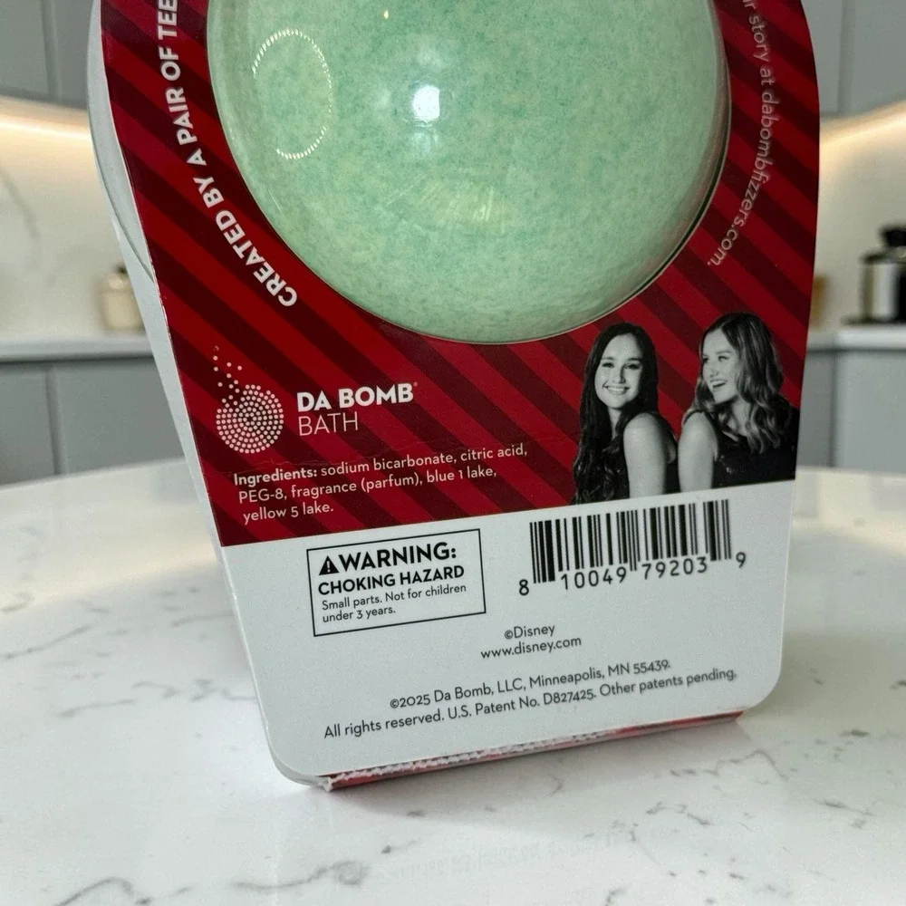 Disney Stitch Da Bomb Bath Bomb 6.5 oz Festive Fruit Surprise Christmas 2025